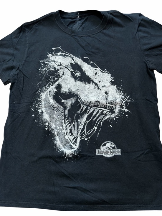 Other - 4/$20 Jurassic World T Rex Dinosaur Graphic T Shirt Black Movie Tee Mens M